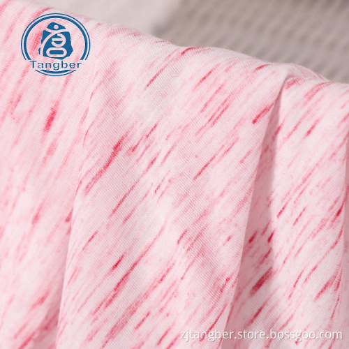 tissu de jersey hacci de rayonne de polyester de fil de satin